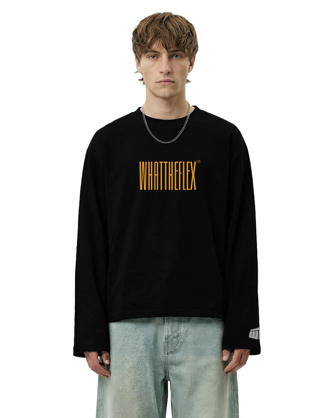 Alpha Full Sleeves Boxy Fit T-shirt