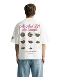 Ate It Boxy-Fit White T-shirt