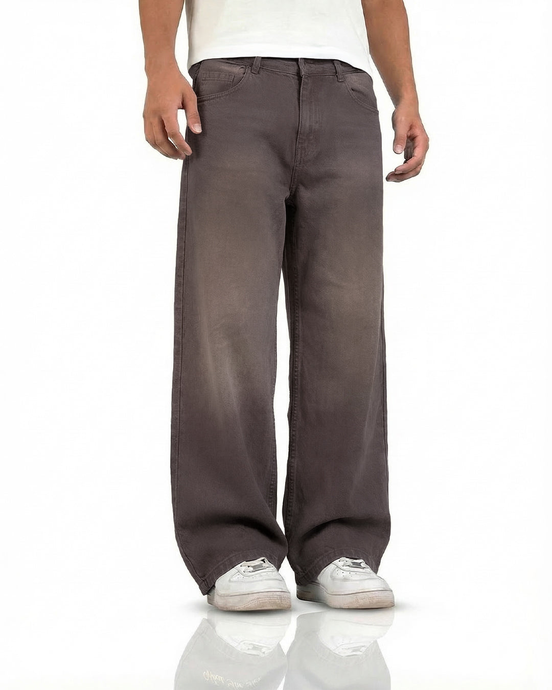 Vintage Brown Baggy Jeans