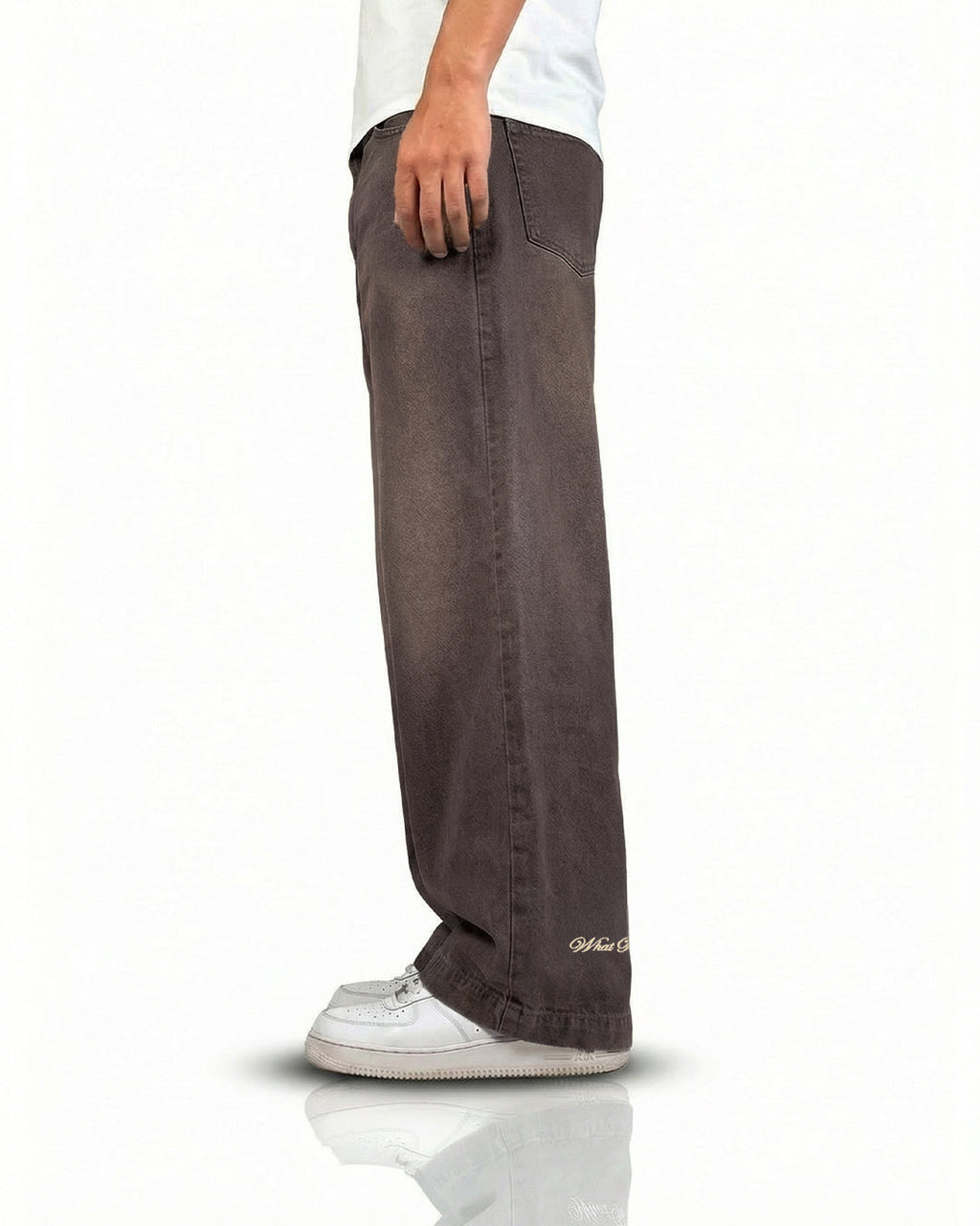 Vintage Brown Baggy Jeans