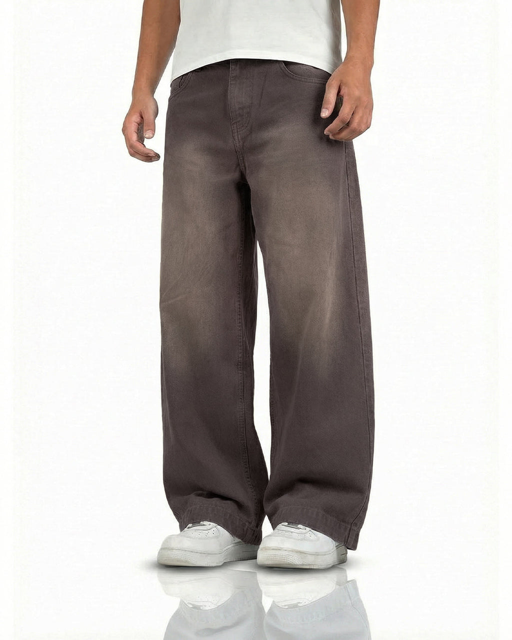 Vintage Brown Baggy Jeans