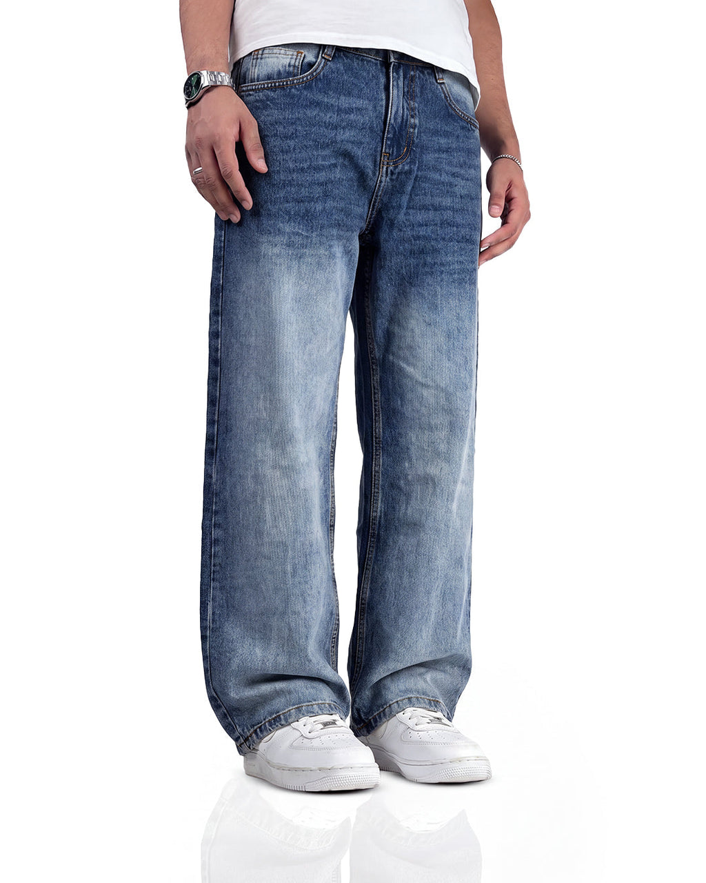 Echo Blue Baggy Jeans
