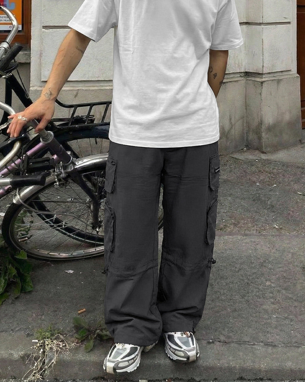 Loadout Grey Parachute Pants