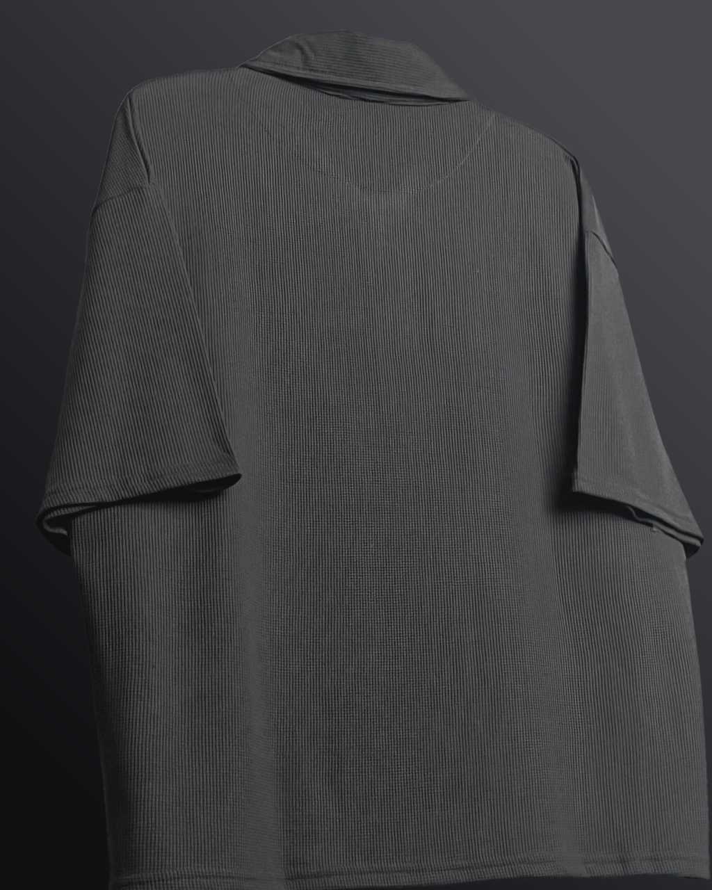 Grey Polo With Zip