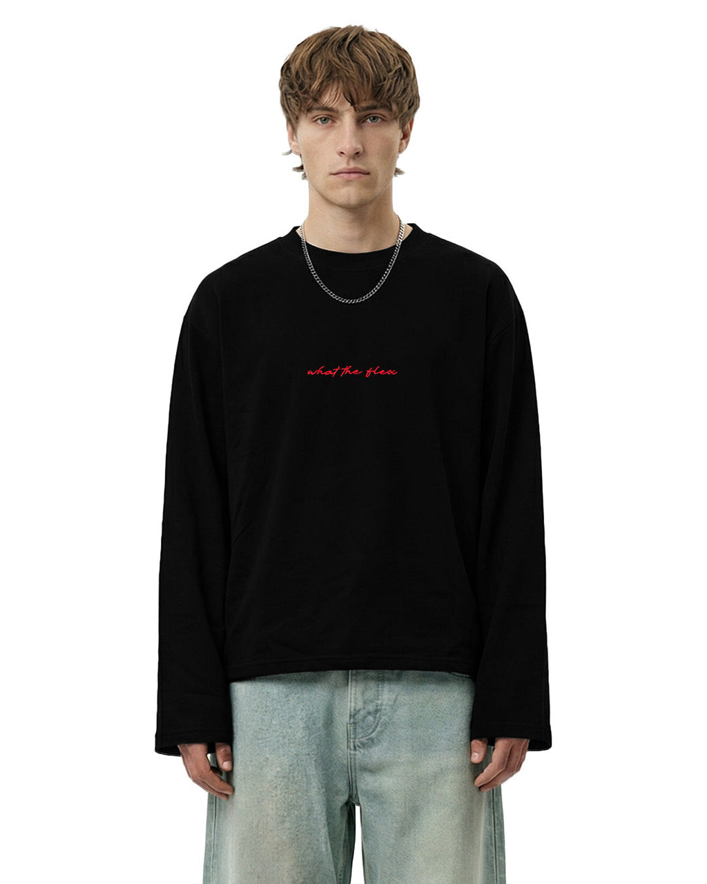 Manifested Full Sleeves Boxy-Fit T-shirt