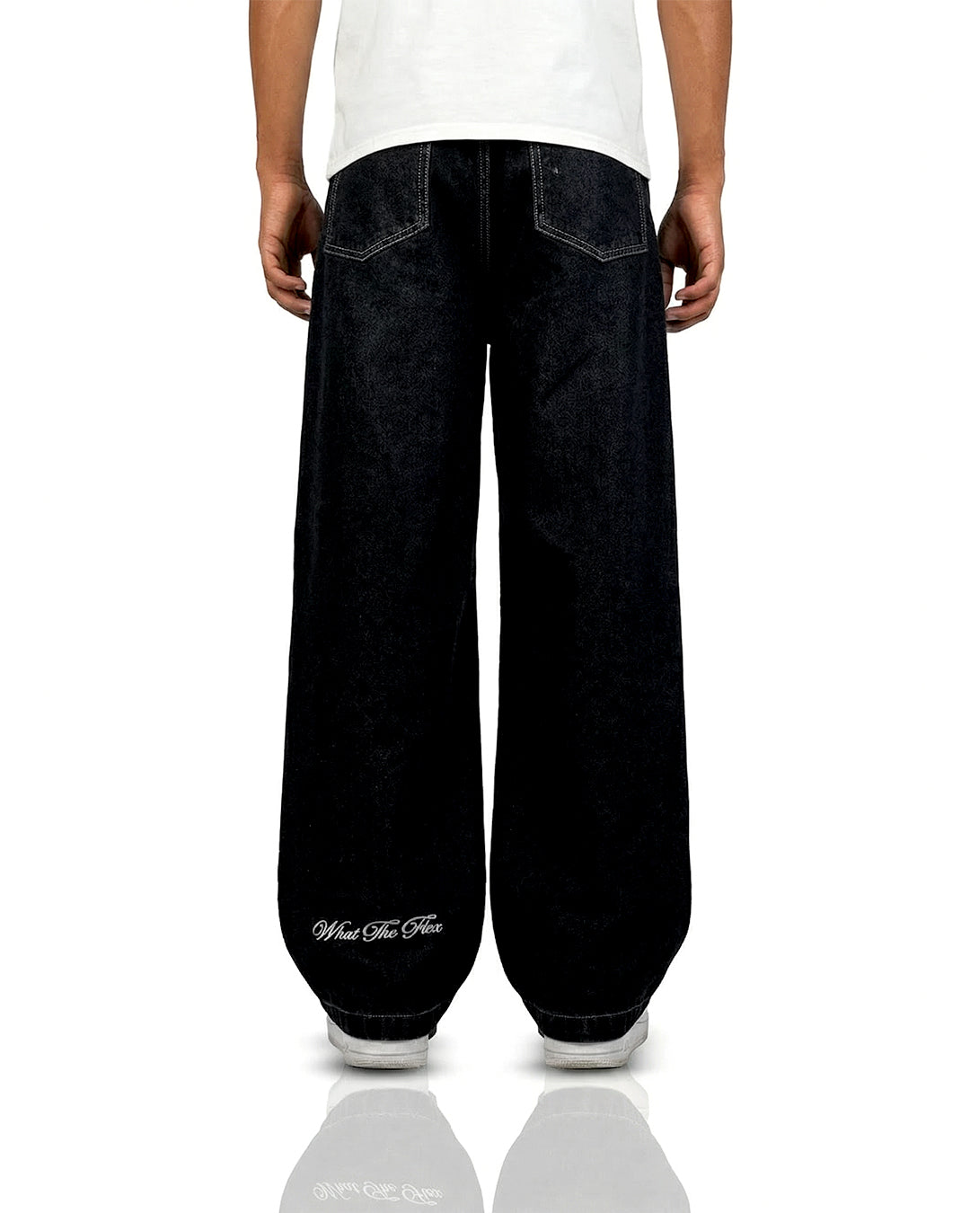 Midnight Black Baggy Jeans