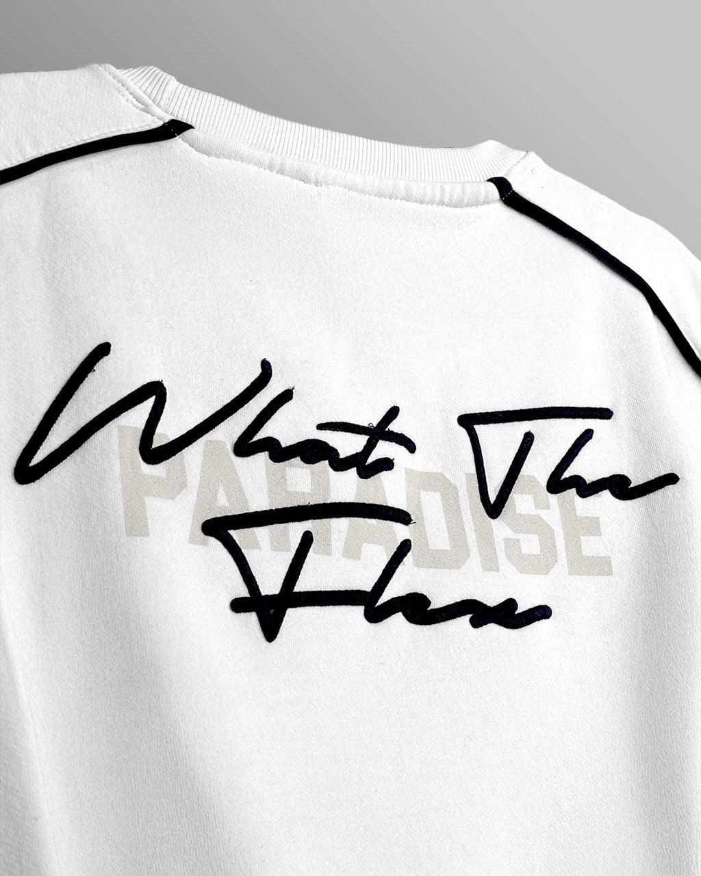 Paradise Oversized White Sweatshirt
