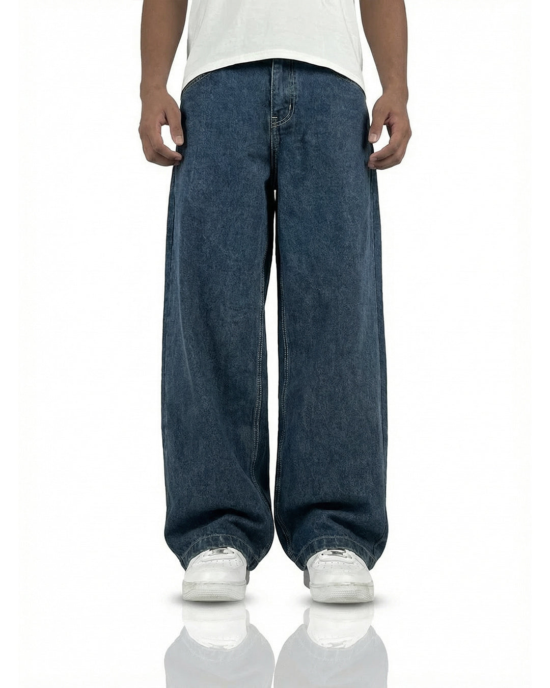 Phantom Blue Baggy Jeans