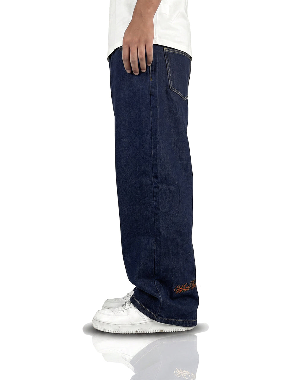 Raw Indigo Baggy Jeans