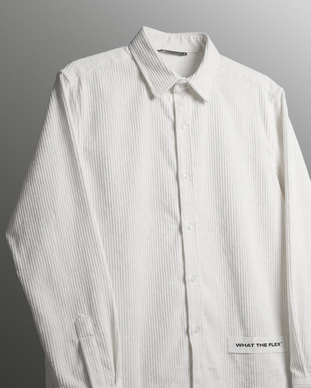 Flow State White Ribbed Shirt