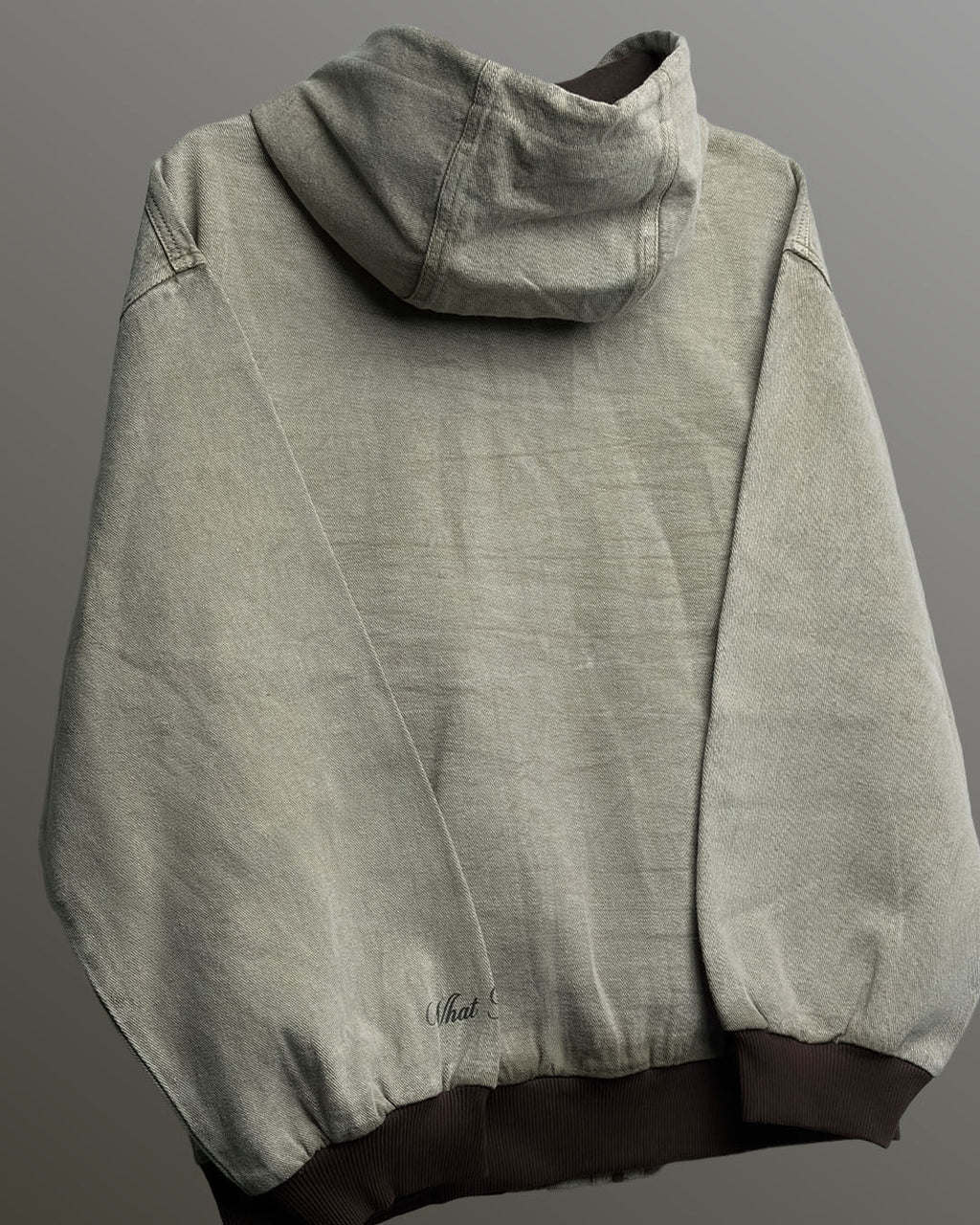 Unbound Denim Zipper Hoodie