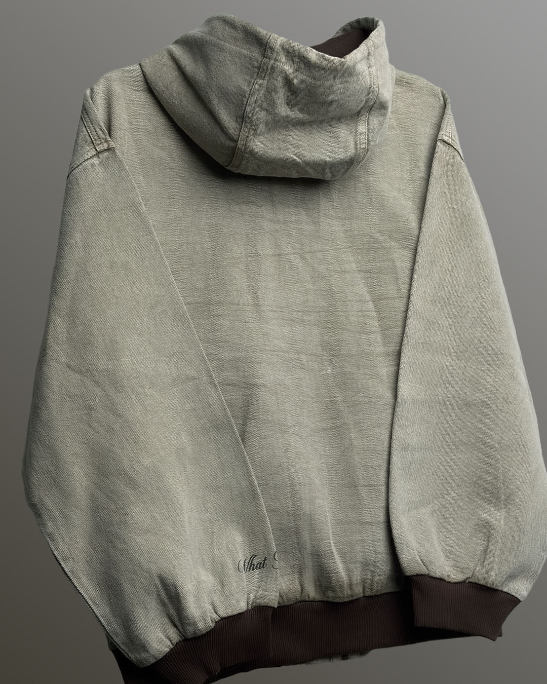 Unbound Denim Zipper Hoodie
