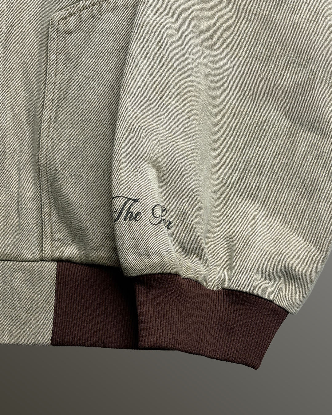 Unbound Denim Zipper Hoodie
