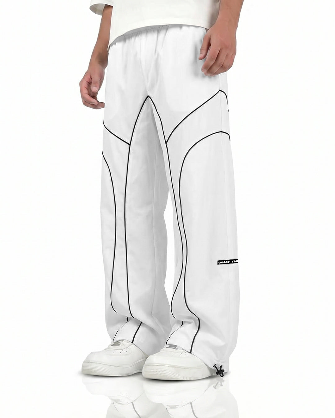 Baseline White Parachute Pants