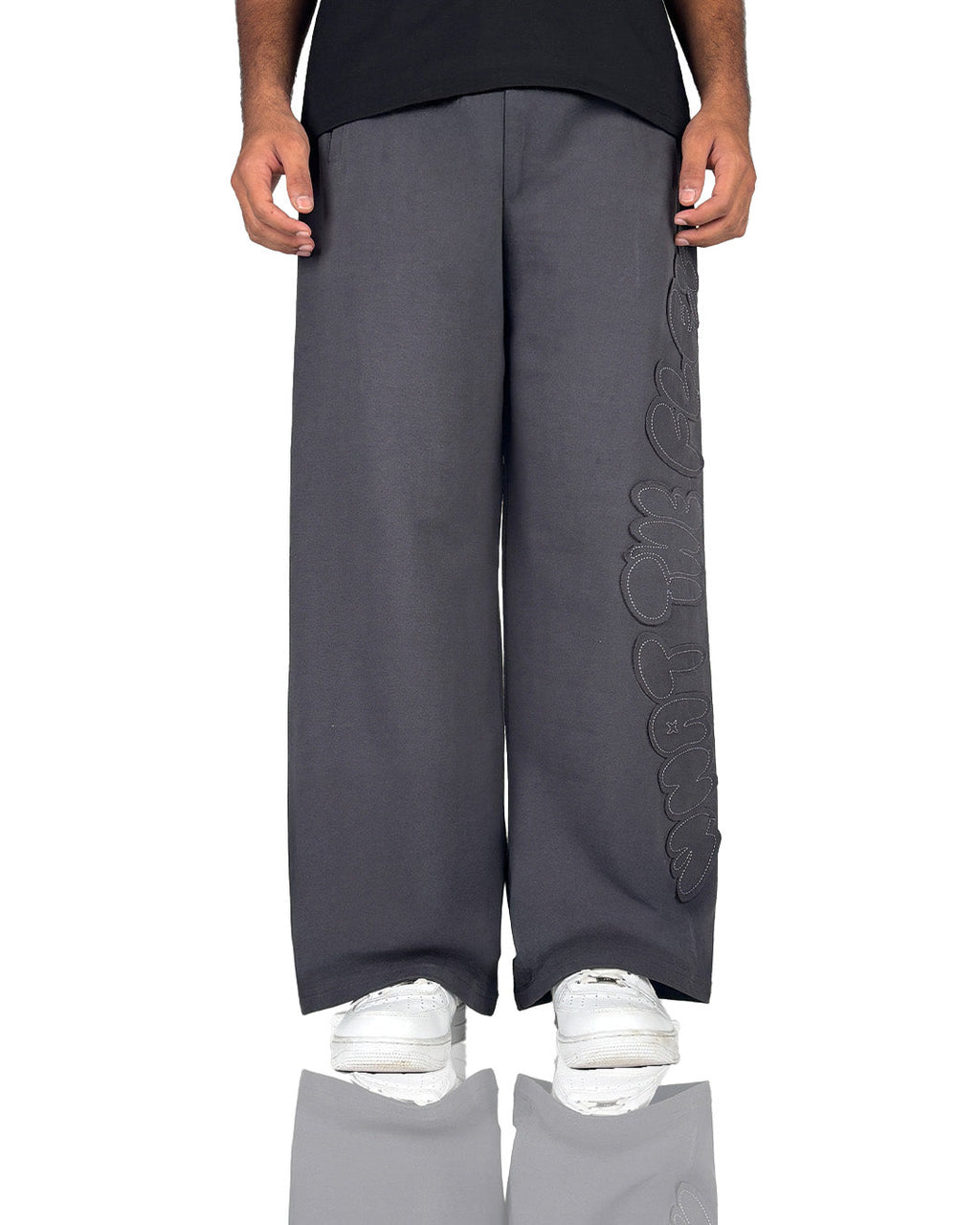 Grey Dropout Sweatpants