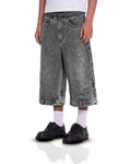 Flipped Grey Denim Jorts