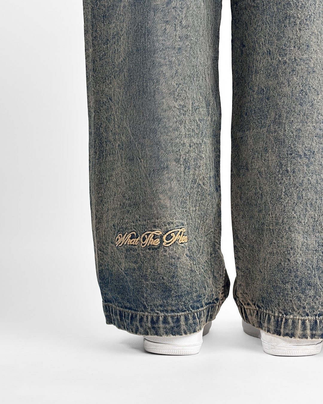 Burnt Blue Baggy Jeans