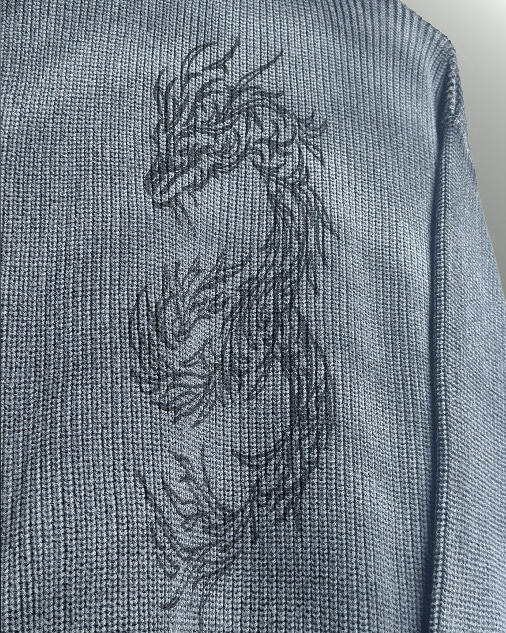 Dragon Eclipse Full Sleeves Knit T-Shirt